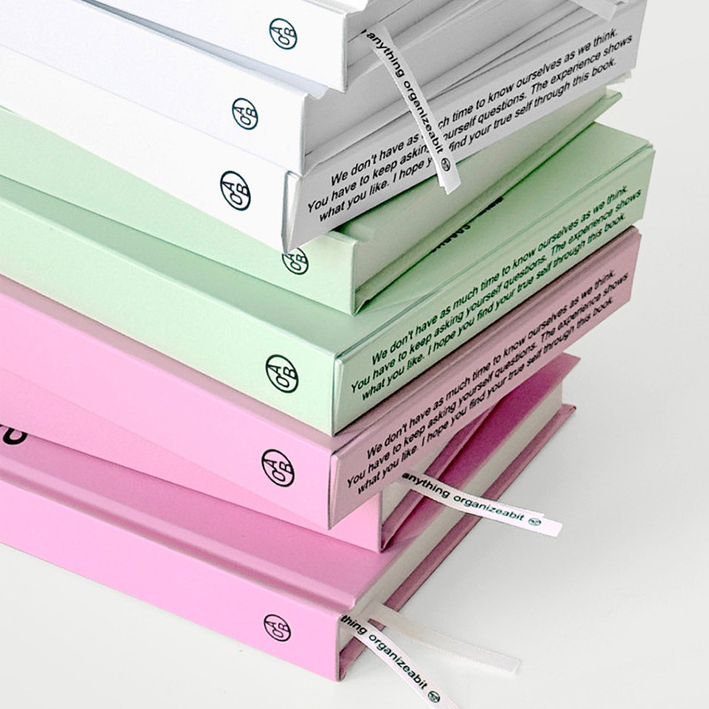 OAB韩国代购 简约答案日记本手账本提问万年精装硬面笔记本记事本,淘宝优惠券,粉丝福利购,淘宝优惠卷