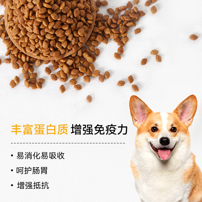 5kg贵宾金针菇成犬比熊粮力狼狗粮 力狼犬主粮
