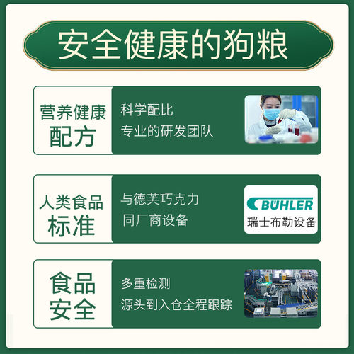力狼狗粮10kg中大型犬拉布拉多金毛边牧香菇鸡块幼犬粮通用型20斤 - 图1