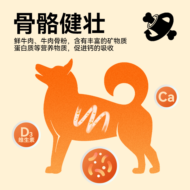 力狼狗粮通用型5斤金毛柯基成犬粮 力狼犬主粮