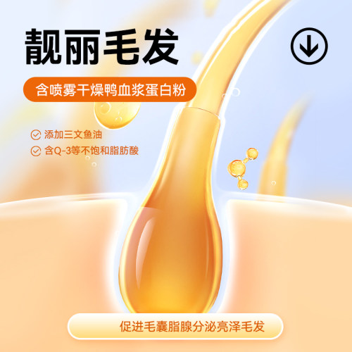 力狼狗粮1-6月幼犬专用泰迪金毛拉布拉多柯基比熊奶糕通用型3斤装 - 图1