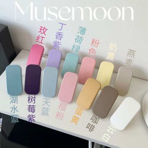 韩国POPTOK原版/ins莫兰迪纯色糖果隐形弹簧粘贴式手机壳推拉支架 - 图1