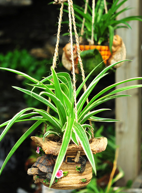 挂式乌龟刺猬盆栽园艺造景小动物