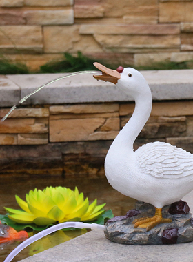 庭院别墅户外鱼池景观仿真动物