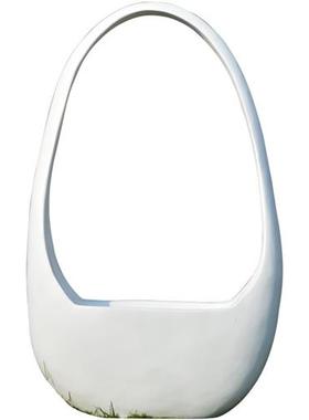 创意玻璃钢花篮雕塑户外园林景观公园庭院房地产小区草坪造景摆件