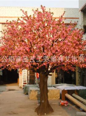 厂家桃花树人造桃花树樱花许愿树樱花树