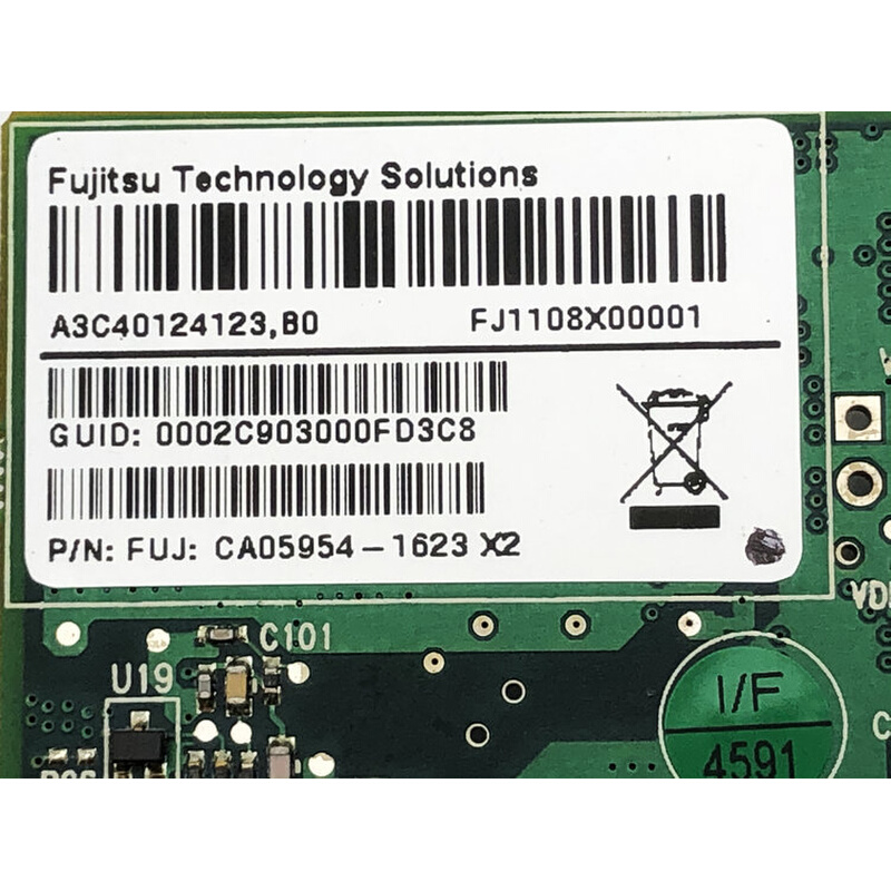 Fujitsu CA05954-1623 X2 FJ1108X00001 40GB万兆网卡半高小机箱-图2