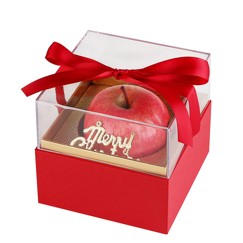 2023圣诞节礼物平安夜苹果礼盒空盒平安果包装盒盒子高级感小礼品