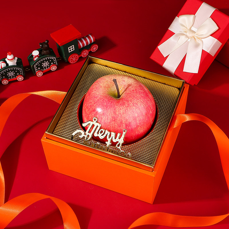 2023圣诞节礼物平安夜苹果礼盒空盒平安果包装盒盒子高级感小礼品