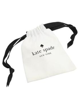 代购kate spade NEW YORK女士字母吊坠项链简约时尚优雅个性金色