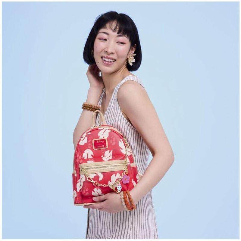 代购Loungefly女士迪士尼迷你双肩包前袋拉链设计可调节肩带,淘宝优惠券,粉丝福利购,淘宝优惠卷