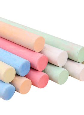 冰禹BY-1250实验室用品（彩色粉笔10盒）粉笔100支/盒装实验用粉