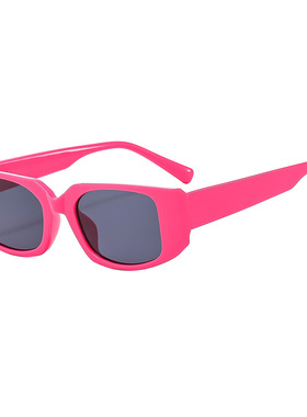 新款韩版复古欧美太阳镜男潮网红眼镜潮流果冻色遮阳墨镜女高级感