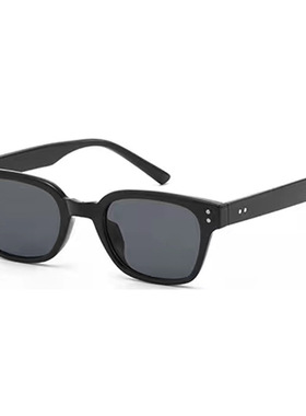 防晒墨镜女紫色方形网红眼镜高级感新款太阳镜防紫外线