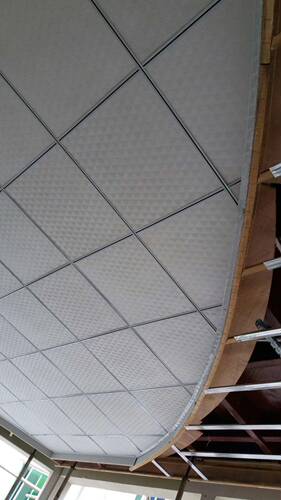 重庆硅钙板吊顶600×600矿棉板贴面板防潮板吸音板吊顶可上门安装 - 图3