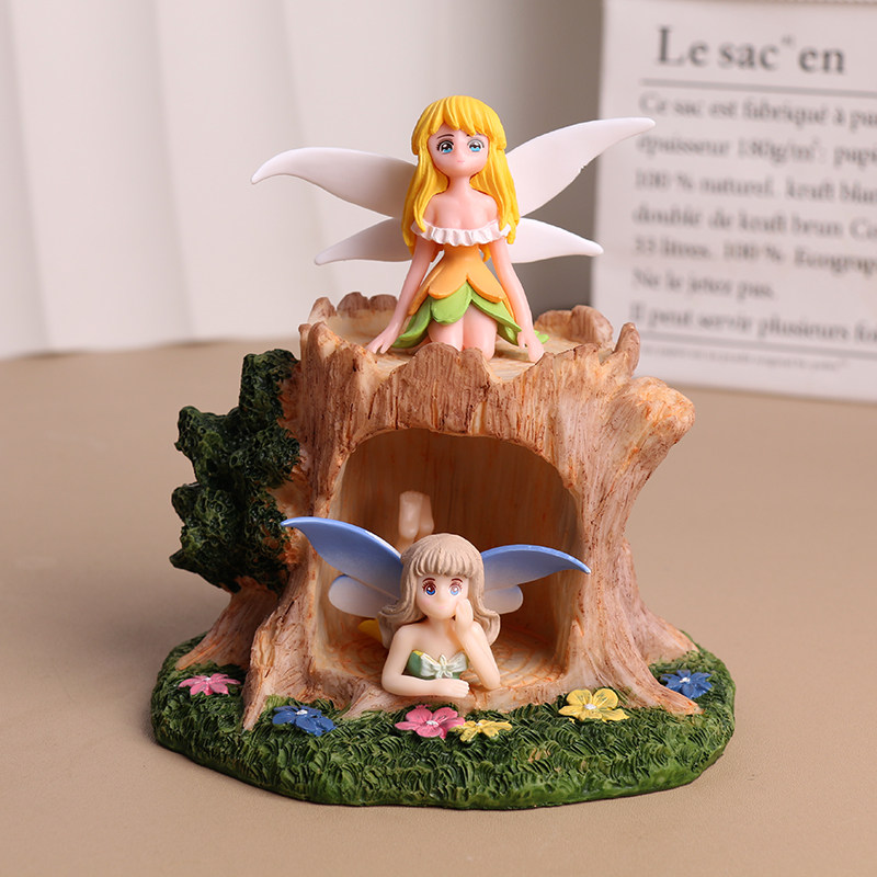 花仙子创意可爱微景观塑料园艺小摆件桌面DIY 生日蛋糕装饰工艺品,淘宝优惠券,粉丝福利购,淘宝优惠卷