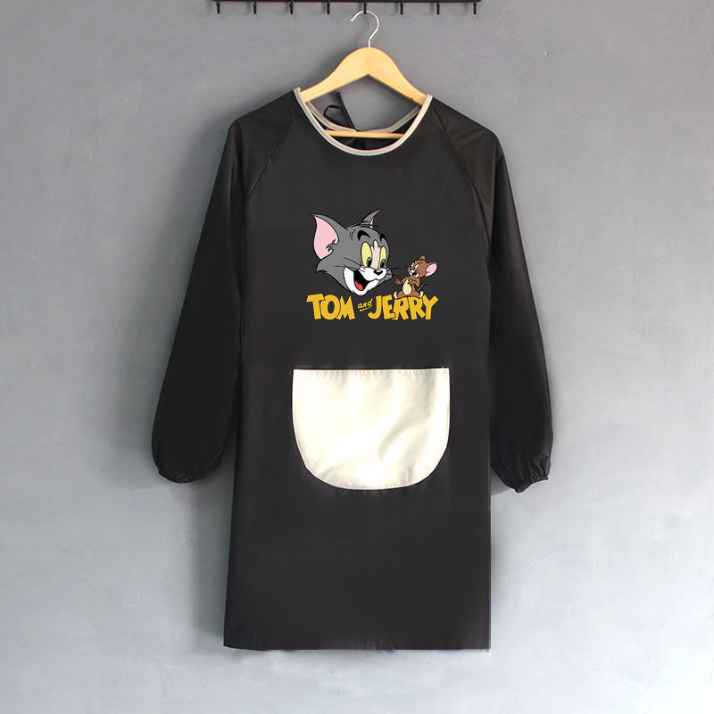 围裙家用厨房可爱日系女定制男士工作服大成人防水油长袖罩衣水产,淘宝优惠券,粉丝福利购,淘宝优惠卷