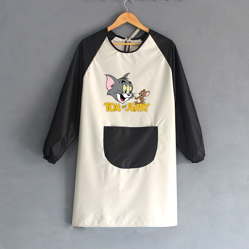 围裙家用厨房可爱日系女定制男士工作服大成人防水油长袖罩衣水产,淘宝优惠券,粉丝福利购,淘宝优惠卷