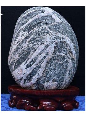 不切底原石客厅摆件造景