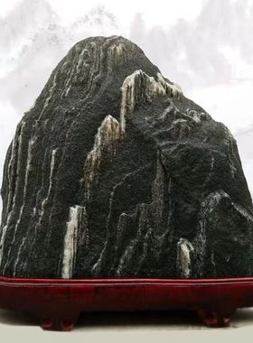 正宗天然泰山石敢当家居摆件风水石靠山石室内外补缺角切底原石