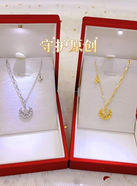 五角星橄榄枝军嫂S925纯银项链兵哥哥送女友军旅原创异地情侣首饰