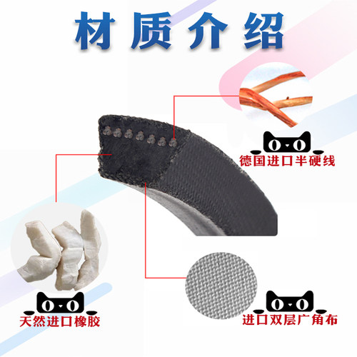 一尊三角皮带SPZ1560/1950/1812/1837/1850/1862/1882传动带 - 图2