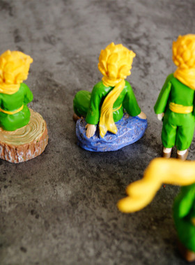 手绘小王子玫瑰迷你公仔