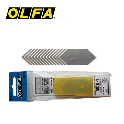 原装进口日本OLFA MCB-1美工刀刀片 MC-45/2B配套刀片 碳素钢替刃 - 图0