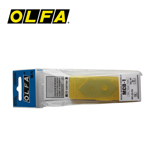 原装进口日本OLFA MCB-1美工刀刀片 MC-45/2B配套刀片 碳素钢替刃 - 图1