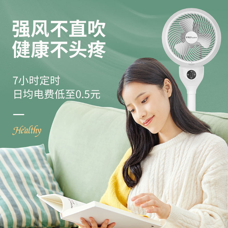 荣事达电风扇家用遥控定时落地扇 荣事达罗马尼空气循环扇