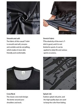 Funny Cute Cat Pattern Men's T-Shirts 3D Animal Printed