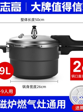 志高高压锅家用燃气电磁炉通用小