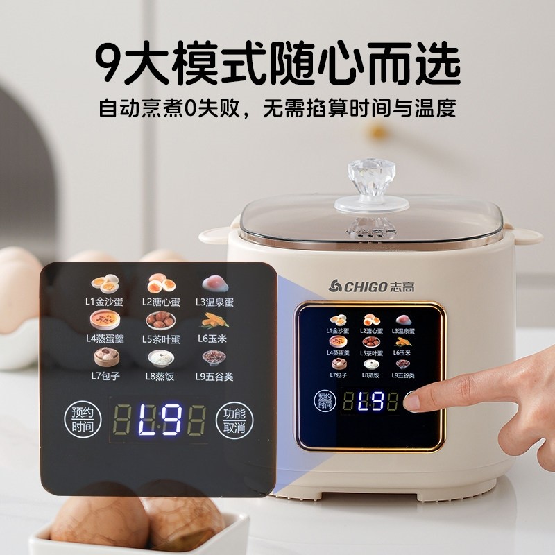 志高多功能自动断电电蒸箱笼家用早餐神器小型迷你电蒸锅宿舍鸡蛋,淘宝优惠券,粉丝福利购,淘宝优惠卷