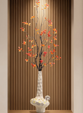 陶瓷花艺百搭风花瓶竖高款