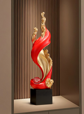 风生水起入户玄关屏风装饰摆件