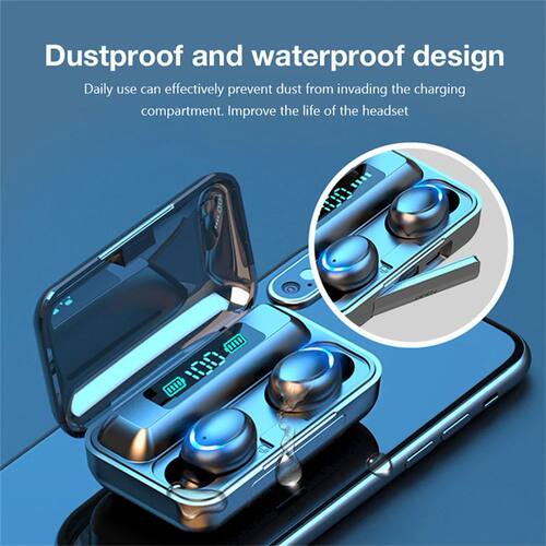 TWS F9 Wireless Earbuds Bluetooth-compatible 5.0 Headphones - 图2