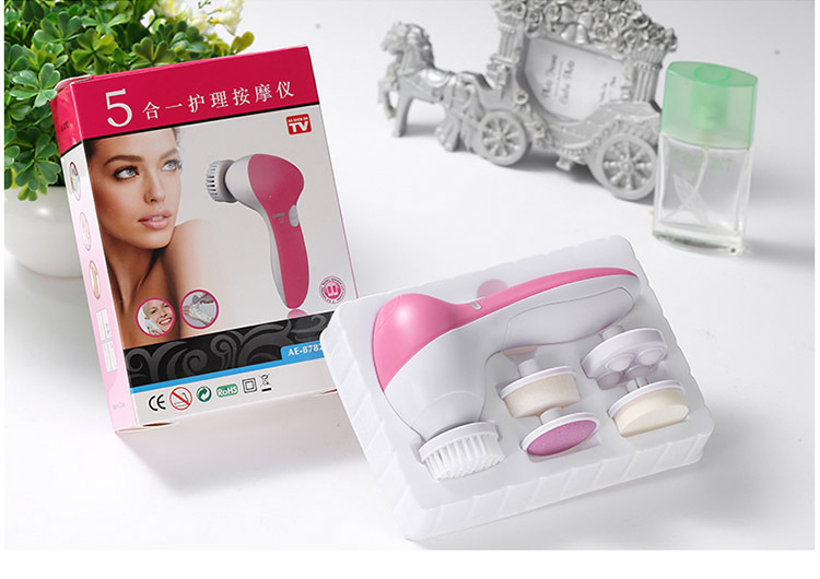 5 in 1 Electric Wash Face Machine Facial Pore Cleaner Body - 图3