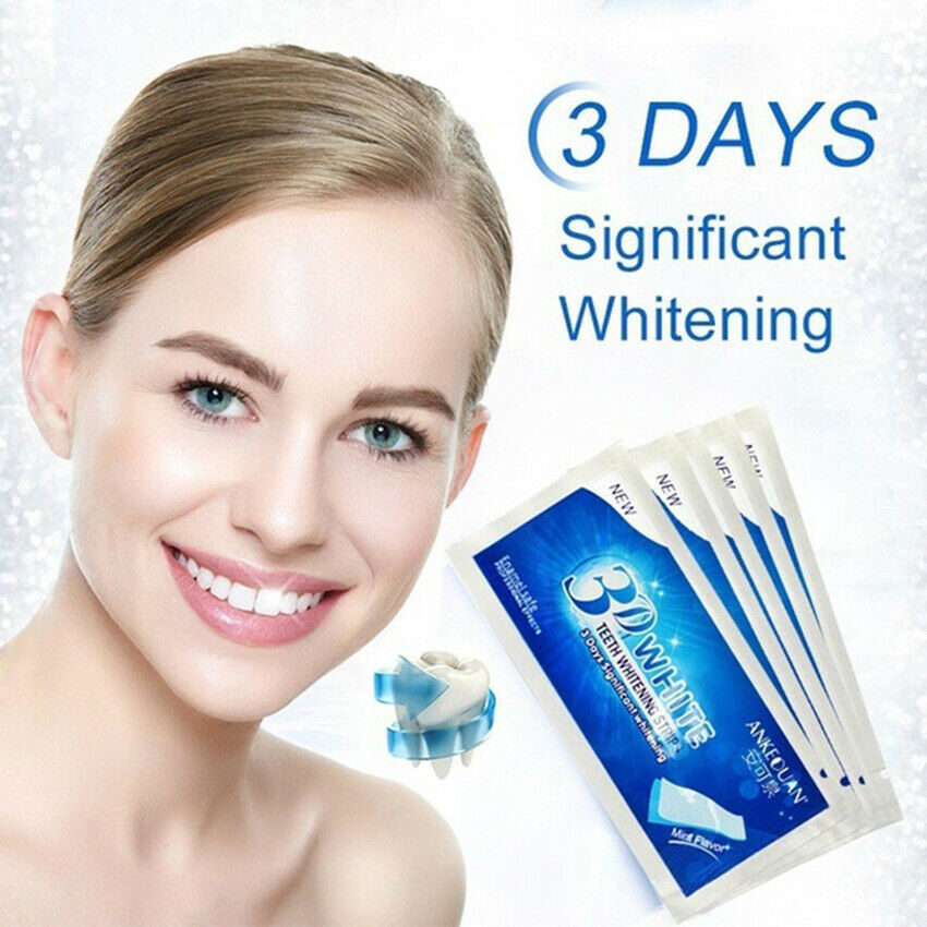 28 Pcs 3D Teeth Whitening Strips Tooth Rapid Bleaching美牙贴 - 图0