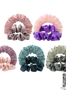 Fashion Portable DIY Soft Scrunchy Heatless Hair Curle盘发器