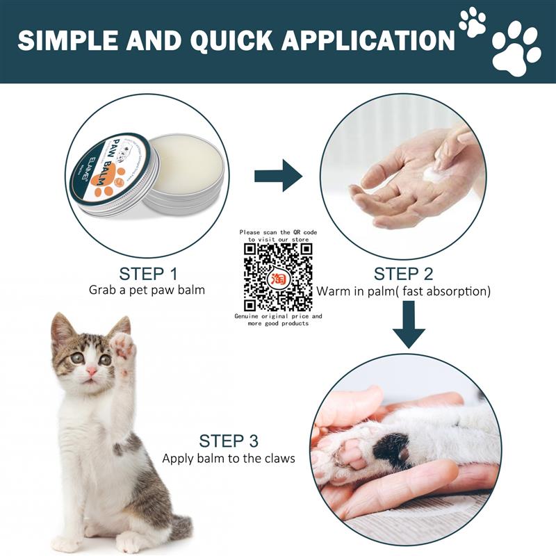 Natural Dog Paw Balm Dog Paw Wax for Dry Paws Nose宠物护爪膏-图1