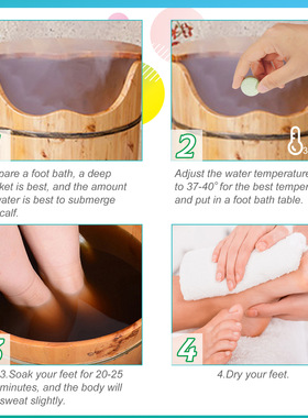 Soak Tablets Foot Bath Effervescent Tablet Foot Spa足浴泡片