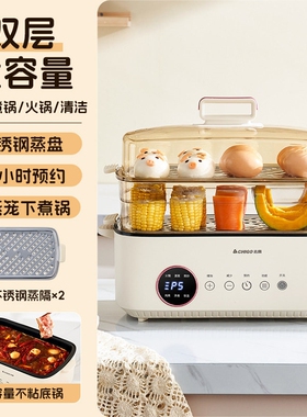 志高电蒸锅家用大容量多功能预约