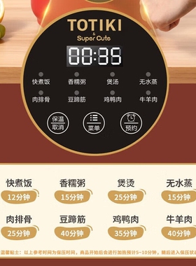 日本TOTIKI电压力锅2024新款高压