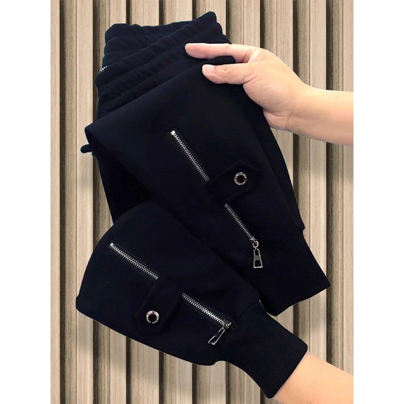 清仓捡漏秋冬加绒加厚卫裤女时尚洋气哈伦裤子宽松显瘦运动休闲裤,淘宝优惠券,粉丝福利购,淘宝优惠卷