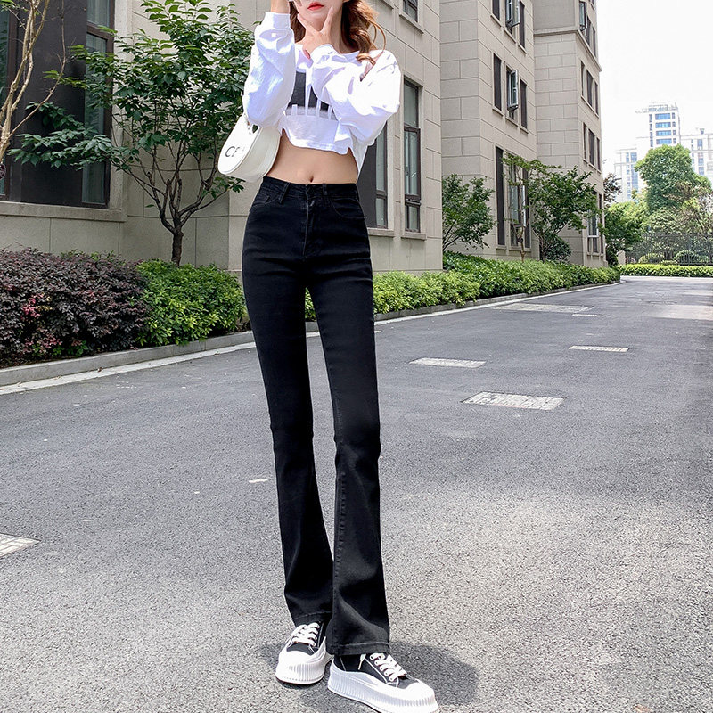 小个子微喇2022年新款春秋牛仔裤 兮随牛仔裤