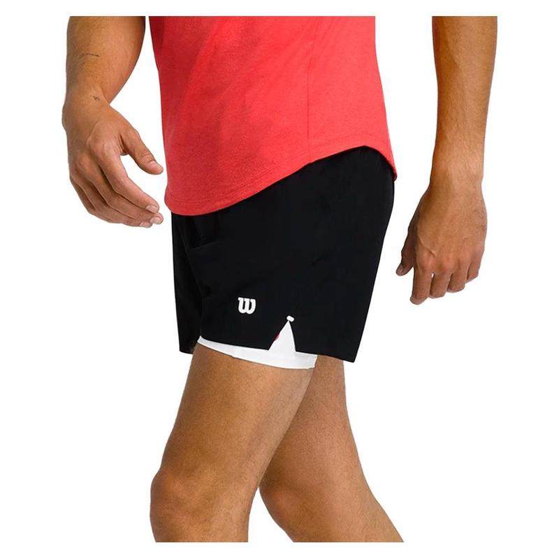 代购Wilson男士网球短裤四向拉伸侧边开衩弹性舒适耐久缝线,淘宝优惠券,粉丝福利购,淘宝优惠卷