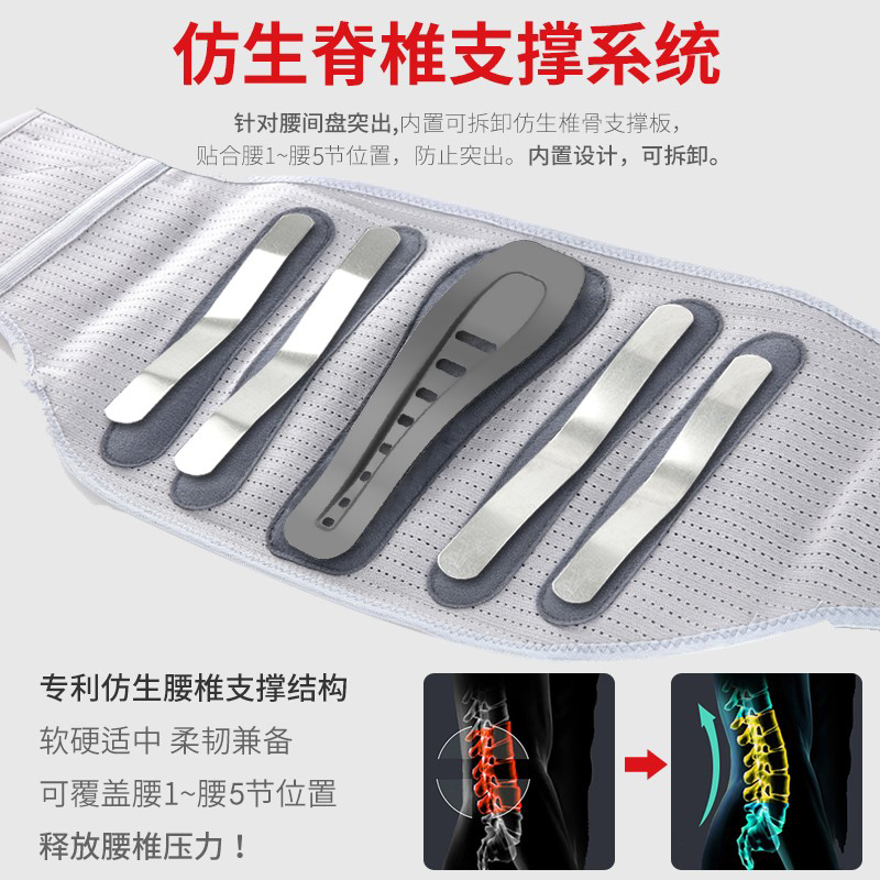 仁和医用护腰带束腰间盘劳损突出肌痛腰托围专业男女士夏季薄透气