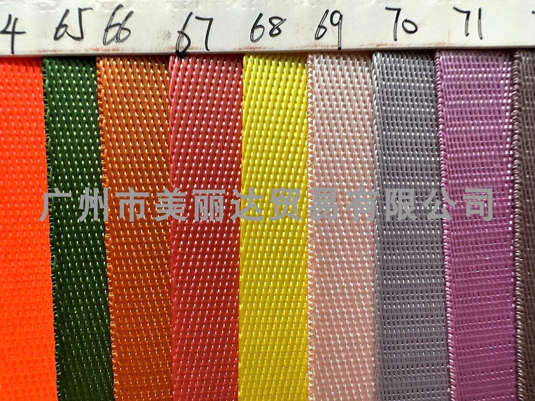 用于手袋背包箱包辅料等2.5厘米宽光泽人字纹尼龙织带1卷45米 - 图1