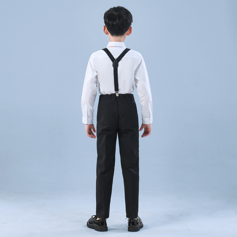 男童礼服儿童钢琴演出服花童服装主持人表演学生白衬衫黑裤子套装,淘宝优惠券,粉丝福利购,淘宝优惠卷