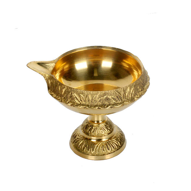 India imported pure copper Buddha lamp oil lamp